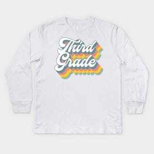 Third Grade Kids Long Sleeve T-Shirt